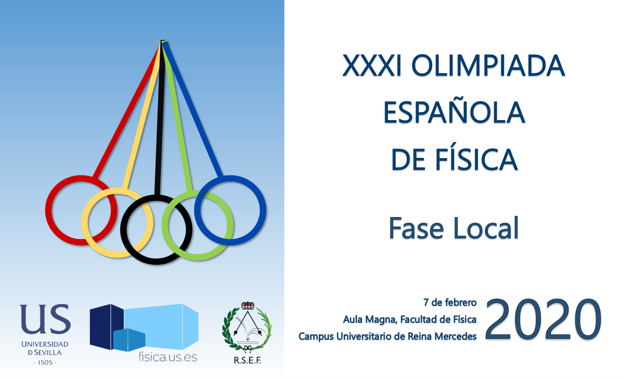 Fase local de la XXXI Olimpiada Española de Física Facultad de Física